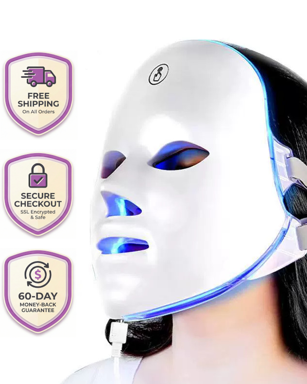 Radiance 7 LED Skincare Mask by Syvell