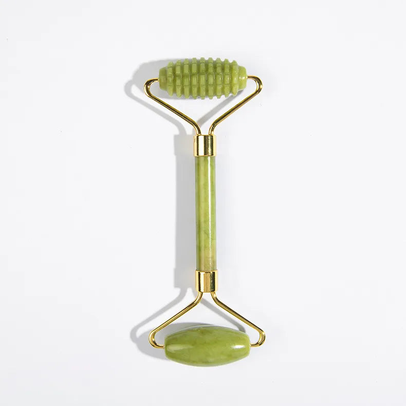 Natural Jade Roller and Gua Sha Set