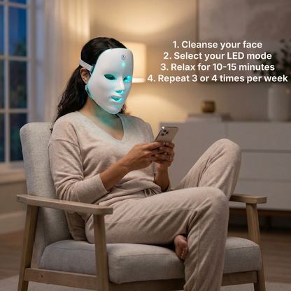 Radiance 7 LED Skincare Mask by Syvell